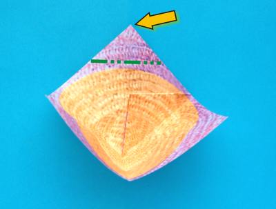 how to fold an origami sombrero