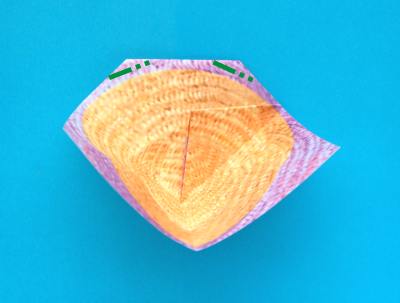 how to fold an origami sombrero