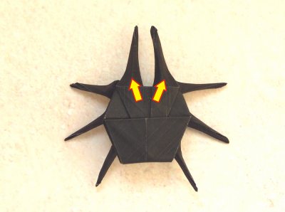 diagrams for an advanced origami spider