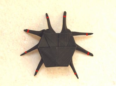 diagrams for an advanced origami spider