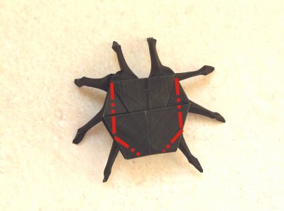 diagrams for an advanced origami spider