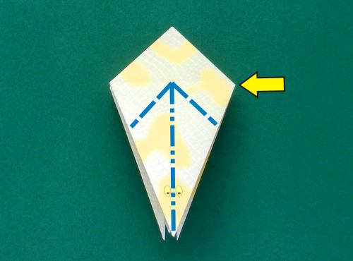 Origami Spinosaurus folding instructions