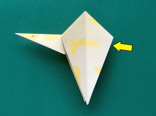 Origami Spinosaurus folding instructions