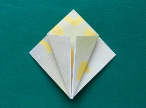 Origami Spinosaurus folding instructions