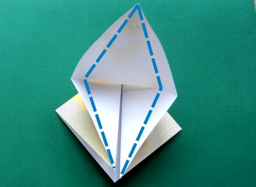 Origami Spinosaurus folding instructions