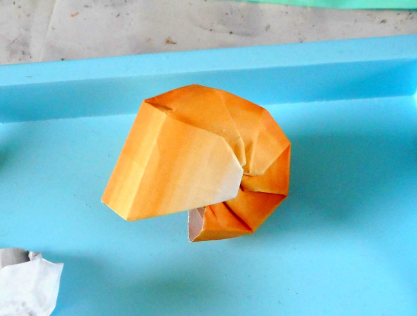 Origami schelp Origami schelp