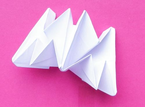 een Origami ster vouwen