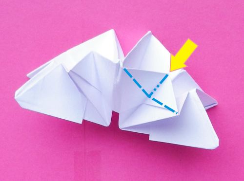 een Origami ster vouwen