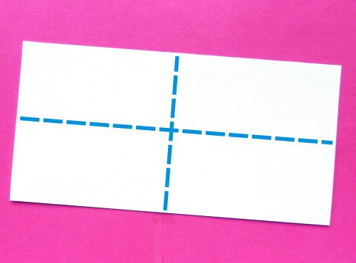 een Origami ster vouwen