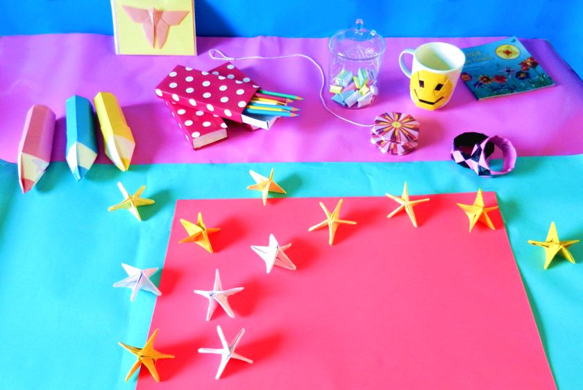 Origami schoolspullen
