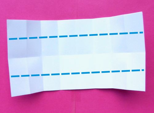 een Origami ster vouwen