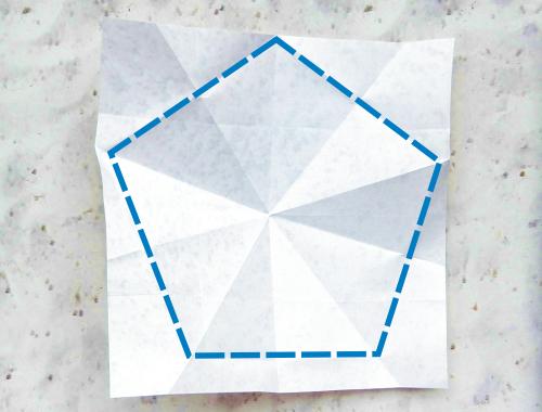 Een zeester van papier maken Een zeester van papier maken