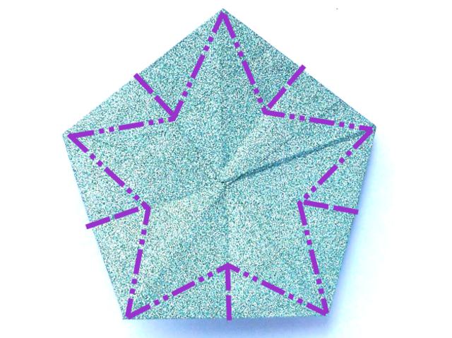 Origami Ster vouwen Origami Ster vouwen