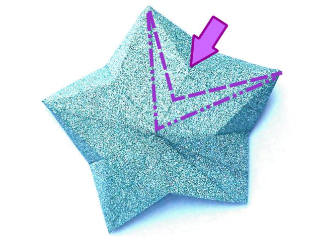 Origami Ster vouwen