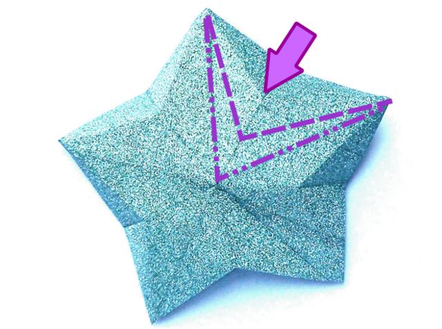 Origami Ster vouwen Origami Ster vouwen