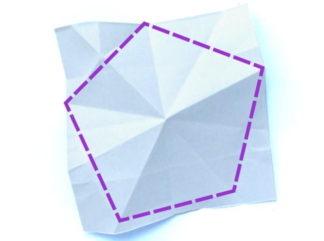 Origami Ster vouwen Origami Ster vouwen