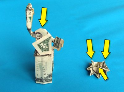 Origami Vrijheidsbeeld vouwen Origami Vrijheidsbeeld vouwen