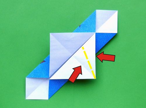 detailed instructions for folding an origami Stegosaurus