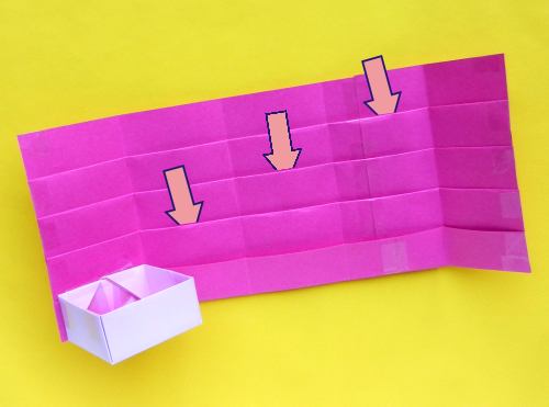 Een papieren doos met vakjes maken Een papieren doos met vakjes maken