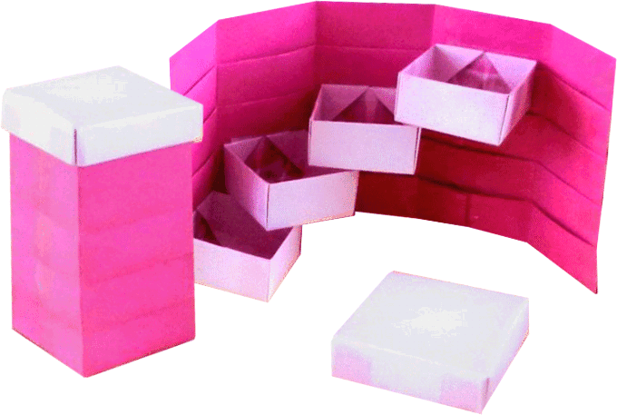 Origami Stepper Box