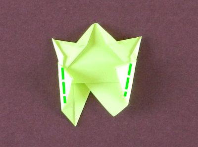 Origami Sticky Note Bug folding instructions