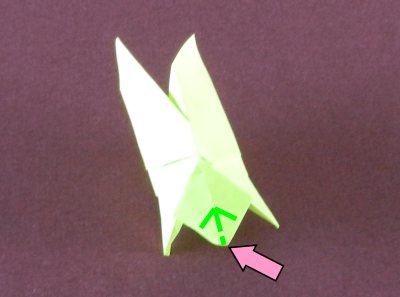 Origami Sticky Note Bug folding instructions