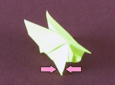 Origami Sticky Note Bug folding instructions