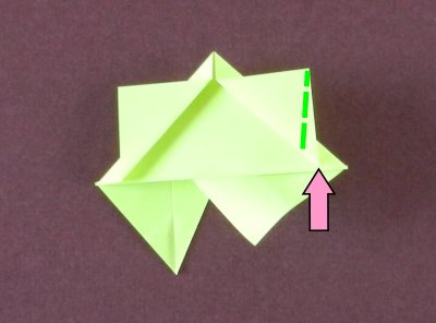 Origami Sticky Note Bug folding instructions