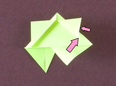 Origami Sticky Note Bug folding instructions