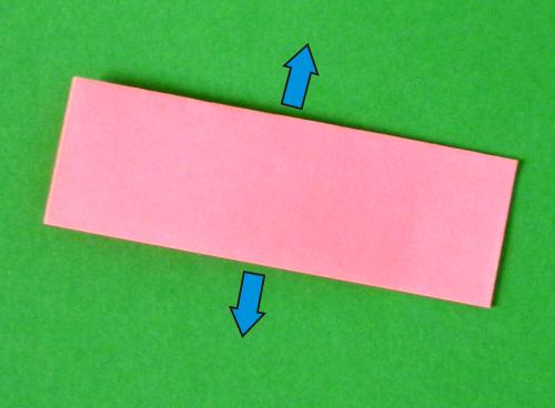 Sticky Note Origami baby pig instructions