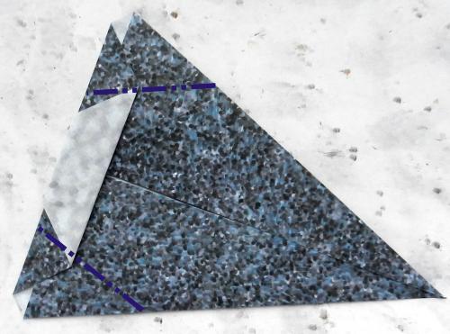 Een pijlstaartrog van papier maken Een pijlstaartrog van papier maken