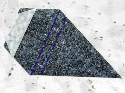 Een pijlstaartrog van papier maken Een pijlstaartrog van papier maken