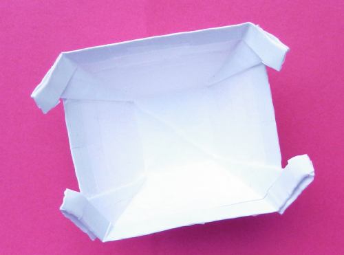 Fold an Origami storage pot