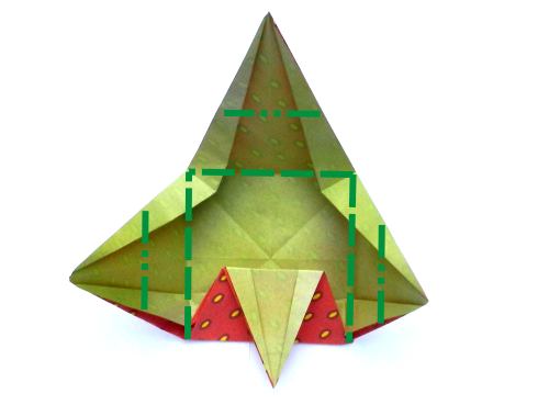 origami strawberry gift box folding instructions