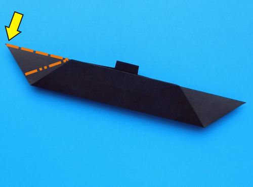 How to fold an origami submarine