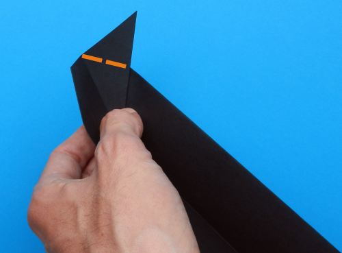 How to fold an origami submarine