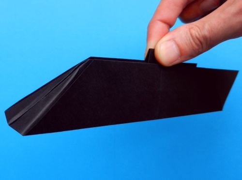 How to fold an origami submarine