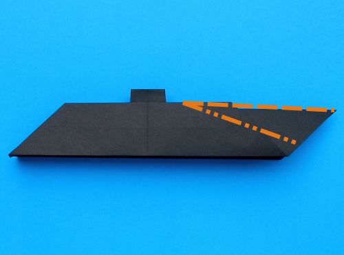 How to fold an origami submarine