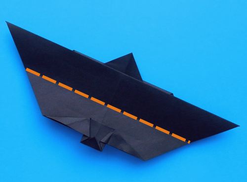 How to fold an origami submarine