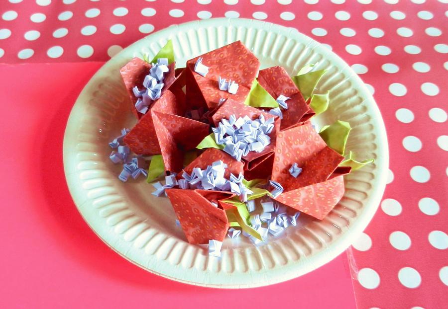 Origami Strawberries