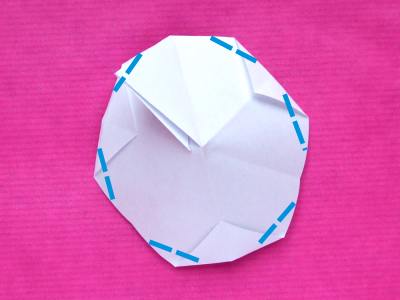 how to make an origami summer hat