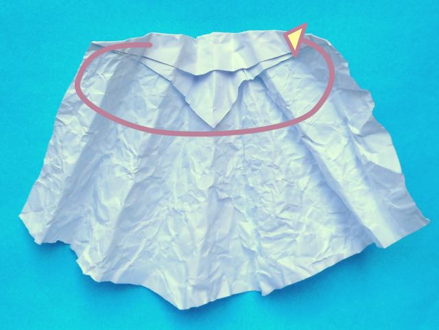 Origami zomerrokje maken Origami zomerrokje maken