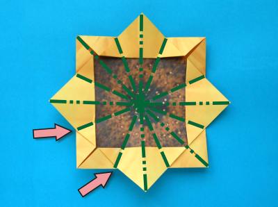 how to make an origami sunflower