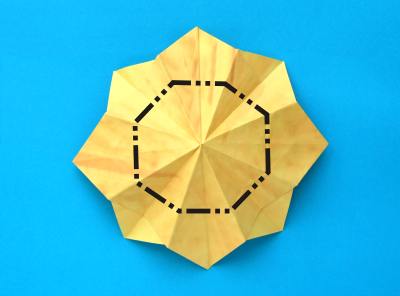 how to make an origami sunflower