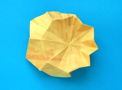 how to make an origami sunflower