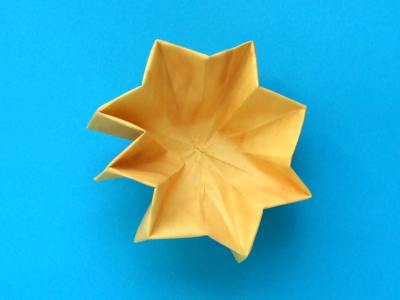 how to make an origami sunflower