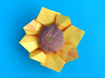Origami Sunflower Origami Sunflower