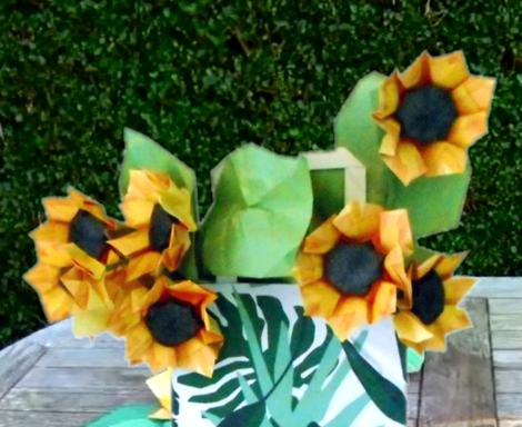 Origami Sunflowers Origami Sunflowers
