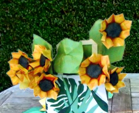 Origami Sunflowers