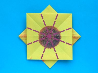 Fold an Origami Sunflower